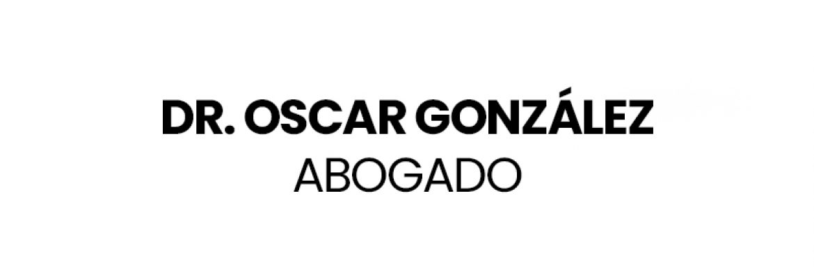 Abogado Dr. Oscar González